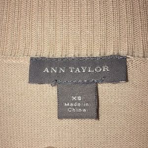 Ann Taylor XS Pale Pink Silk/Nylon Long Sleeve Top